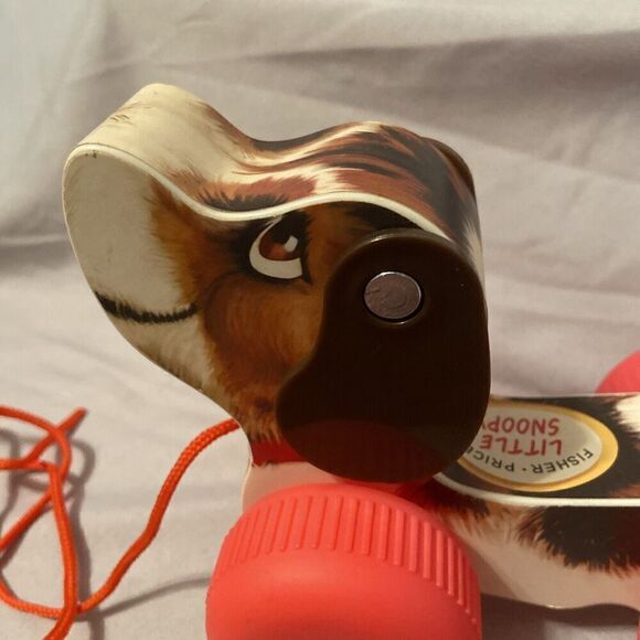 2014 Mattel‎ Fisher Price Little Snoopy pull along dog - Picture 3 of 11